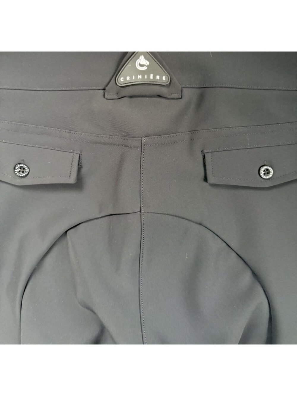 CRINIĒRE Juliette High Compression Breeches Black NWT New With Tags 34 - Picture 6 of 6